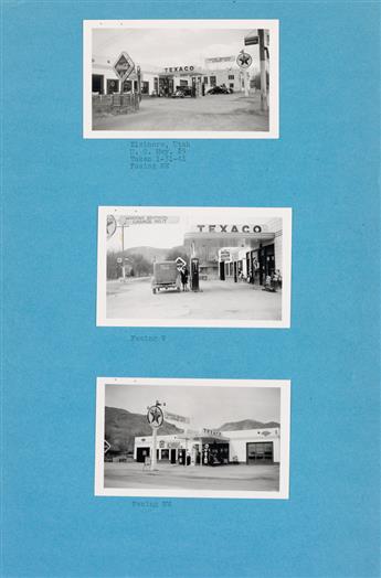 (GAS STATIONS) An archive of more than 600 photographs of Texaco gas and service stations primarily located in the Western United State